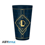 Комплект ABYSTYLE LEAGUE OF LEGENDS - Pck XXL glass + Pin + Notebook "Hextech logo", Многоцветен