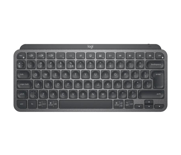 Безжична клавиатура Logitech MX Keys Mini, Bluetooth, USB-C, Graphite