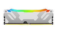 Памет Kingston Fury Renegade White RGB 32GB(2x16GB) DDR5 7200MHz CL38 KF572C38RWAK2-32, XMP