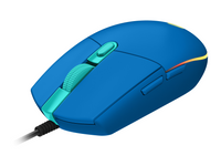 Геймърска мишка Logitech G102 LightSync, RGB, Оптична, Жична, USB, Син