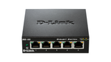 Суич D-Link DGS-105/E, 5 портов, 10/100/1000, Gigabi, метален корпус