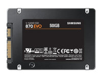 Solid State Drive (SSD) SAMSUNG 870 EVO SATA 2.5", 500GB, SATA 6 Gb/s, MZ-77E500B/EU