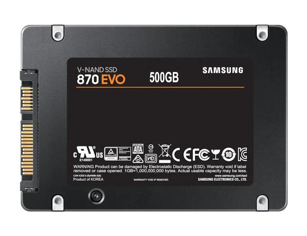 Solid State Drive (SSD) SAMSUNG 870 EVO SATA 2.5”, 500GB, SATA 6 Gb/s, MZ-77E500B/EU