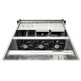 Кутия за сървър InterTech 4U-4129L - Mini ITX, mATX, μATX, ATX, SSI EEB, Чернa