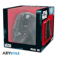 Чаша ABYSTYLE STAR WARS 3D Mug Vader, Черен