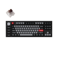 Геймърска Механична клавиатура Keychron Q3 Pro Carbon Black TKL K Pro Brown Switch RGB LED PBT