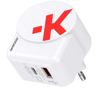 Адаптер-зарядно SKROSS Euro USB Charger AC45PD, USB-A, USB-C