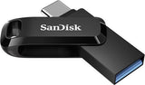 USB memory Sandisk Ultra Dual Drive Go, 128 GB, USB 3.2 1st Gen (USB 3.0), black