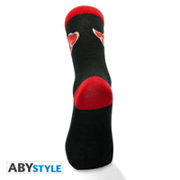 Чорапи ABYSTYLE NARUTO SHIPPUDEN Socks Akatsuki, Черен/Червен