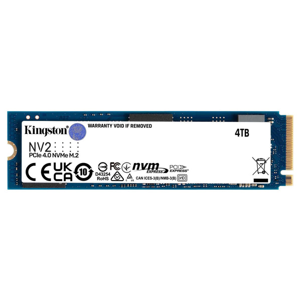 Solid State Drive (SSD) KINGSTON NV2 M.2-2280 PCIe 4.0 NVMe 4000GB