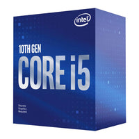 Intel Comet Lake-S Core I5-10400F 6 cores processor, 2.9Ghz (Up to 4.30Ghz), 12MB, 65W, LGA1200, BOX