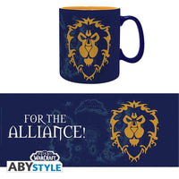 Чаша ABYSTYLE WORLD OF WARCRAFT - Alliance, 460 ml, Син