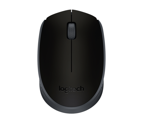 Безжична оптична мишка LOGITECH M171, Черна, USB