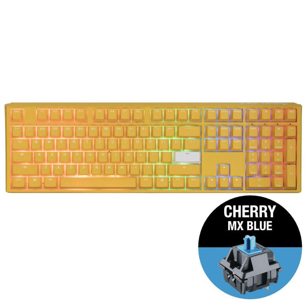 Геймърскa механична клавиатура Ducky One 3 Yellow Full-Size, Cherry MX Blue