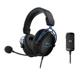 Gaming headphones HYPERX Cloud Alpha, S 7.1, Blue