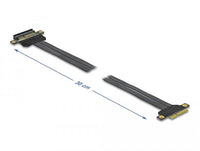 Riser карта DeLock, PCI Express x4 към x4, 30 см.