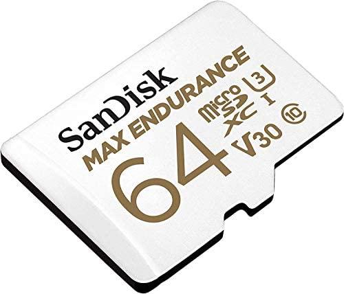 Карта памет SANDISK High Endurance micro SDHC UHS-I, A1, SD Адаптер, 64GB, Class 10, 100Mb/s