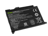 Батерия за лаптоп  GREEN CELL BP02XL, HP Pavilion 15-AU, 15-AU051NW, 15-AU071NW, 15-AU102NW, 15-AU107NW, 15-AW, 15-AW010NW, 7.7V, 4400mAh