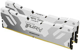 Памет Kingston Fury Renegade White 32GB(2x16GB) DDR5 7200MHz CL38 KF572C38RWK2-32, XMP