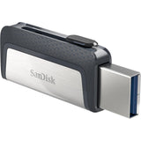 USB памет SanDisk Ultra Dual Drive, 256GB, USB 3.0, Type-C