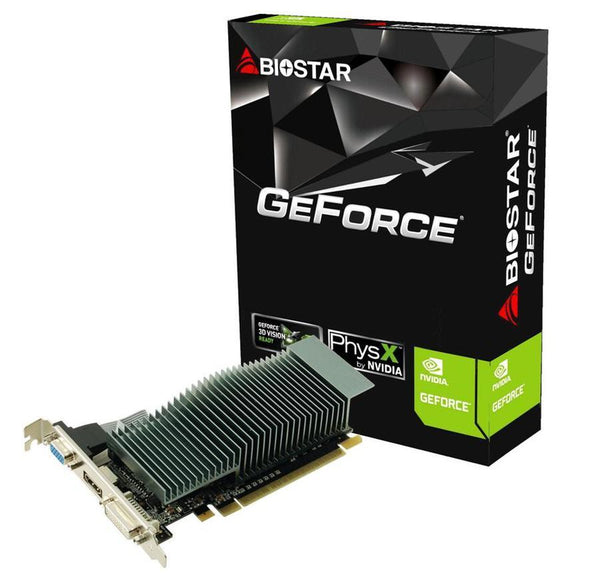 Видео карта BIOSTAR GeForce 210, 1GB, GDDR3, 64 bit, DVI-I, D-Sub, HDMI