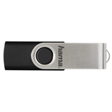 USB memory Hama Rotate, 128GB, USB 2.0,10 MB / s, black