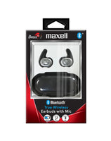 Блутут слушалки-тапи с докинг кутийка Maxell Bass 13, True Wireless, Bluetooth 5.0, Черни