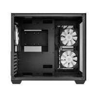 Кутия FSP CMT380 Black ARGB TG, ATX Mid Tower, Черна