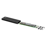 Чекмедже за твърд диск ACT AC1605, M.2 NVMe SSD, USB-C 3.1 Gen2, Черен