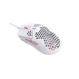 Геймърска мишка HyperX Pulsefire Haste, RGB, USB 2.0, Бял/Розов