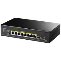 Суич Cudy GS1008PS2, L2, 8 x Gigabit Ethernet PoE ports, 2 x SFP, 128MB RAM