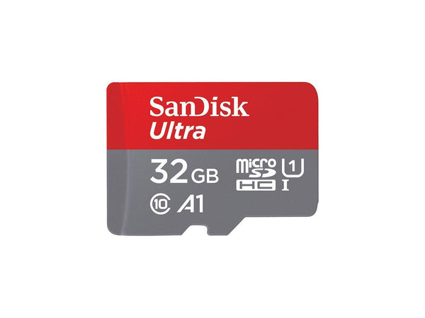 Memory card SANDISK Ultra microSDHC, 32GB, A1, UHS-I, U1, Class 10, 120MB / s, Adapter