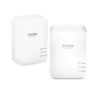 Адаптер D-Link PowerLine AV2 1000 HD Gigabit Starter Kit, 1000 Mbps, 2 бр. в пакет, DHP-601AV/E