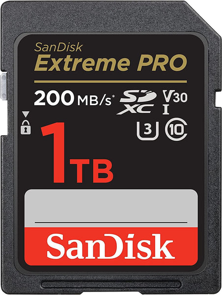 Карта памет SANDISK Extreme PRO SDHC, 1TB, UHS-1, Class 10, U3, 140 MB/s