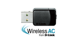 Безжичен Wireless адаптер D-Link, Dual band, AC600 MU-MIMO, 2.4GHz, USB 2.0, Черен