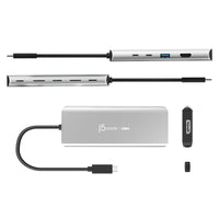 5-портов хъб j5create Mini Dock JCD401 USB4, USB-C, 4K HDMI