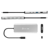 5-портов хъб j5create Mini Dock JCD401 USB4, USB-C, 4K HDMI