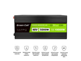 Инвертор GREEN CELL, 48/220V,  DC/AC, 5000W/10000W, INVGCP5000LCD  LCD Чиста синусоида