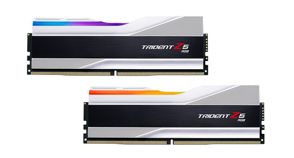 Памет G.SKILL Trident Z5 Silver RGB 32GB(2x16GB) DDR5 PC5-48000 6000MHz CL36 F5-6000J3636F16GX2-TZ5RS