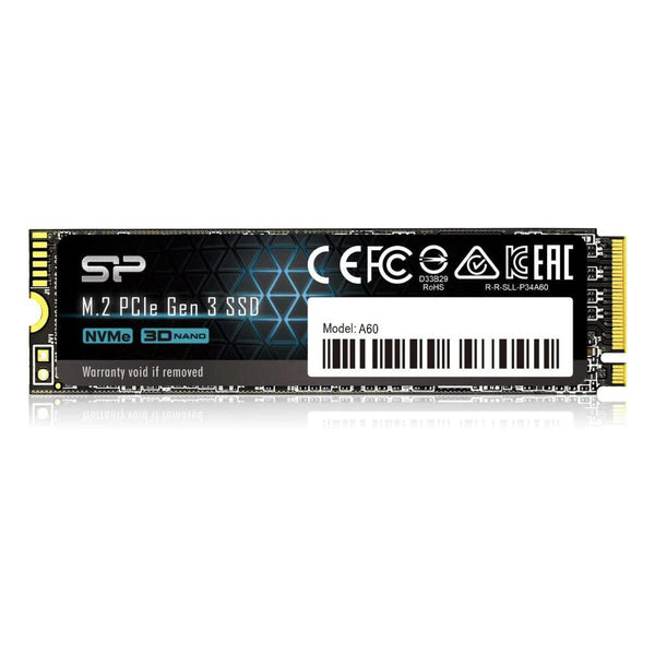 Solid State Drive (SSD) Silicon Power A60 M.2-2280 PCIe Gen 3x4 NVMe 256GB