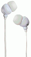 Слушалки  MAXELL PLUGZ , In-Ear, Бял