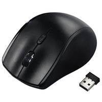 Wireless optical mouse HAMA Riano 182645, Left hand, USB, Black