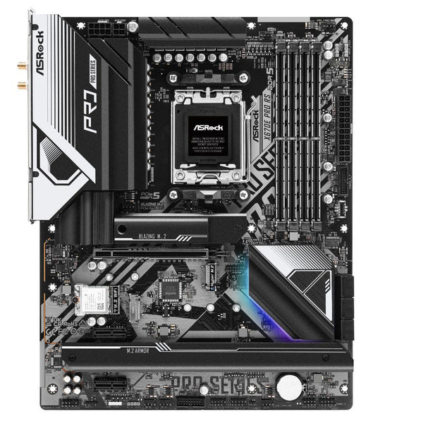 Дънна платка ASROCK X670E PRO RS, Socket AM5, ATX, 4xDDR5