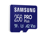 Карта памет Samsung PRO Plus, microSDXC, UHS-I, 256GB, Адаптер, USB четец