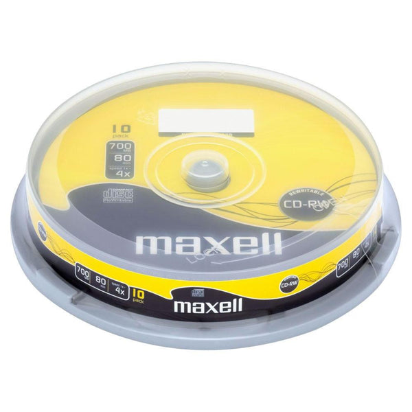 CD-RW80 Maxell, 700MB, 52x, 10 pcs