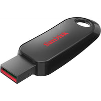 USB памет SanDisk Cruzer Snap, USB 2.0, 128GB, Черен