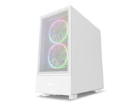 Кутия NZXT H5 Flow Matte White, Mid-Tower