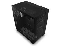 Кутия NZXT H9 Flow Matte Black - Middle Tower