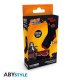 Чорапи ABYSTYLE NARUTO SHIPPUDEN Socks Akatsuki, Черен/Червен