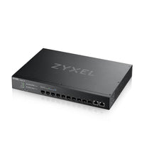 Суич ZyXEL XS1930-12F 10-портов 10GbE SFP + 2x10Gb RJ-45 порта смарт управляем